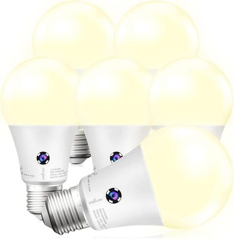 Sengled Dusk to Dawn Light Bulbs Outdoor, A19 LED Sensor Bulbs 4 Pack, 3000K Soft White 1200 Lumens, 75W Equivalent 10.5W, E26 Base Automatic On/Off Photocell Light Bulbs for Porch and Garage in Kuwait