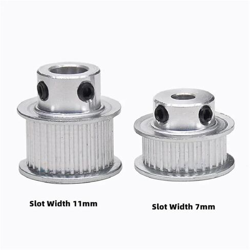 MXL Timing Pulley 20/25Teeth 3/5/6/7/8/10/12mm Bore 7/11mm Width Synchronous Wheel 1Pcs(5mm,25Teeth-1Pcs,7mm) in Saudi Arabia