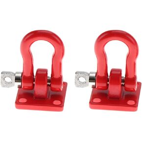 Estink RC Lock Catch Lock Catch قوة تحمل قوية لقطع غيار السيارات الزاحفة للتسلق RC باللون الأحمر والأسود 4 قطع (أسود) in Kuwait