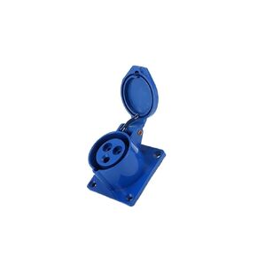 Industrial Connector 16A 32A IP44 Three-Phase Socket Exposed and Concealed Direct Plug Blue(LX 313 3 core 16A) in Saudi Arabia