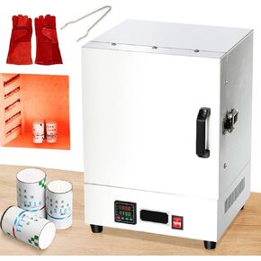 فرن المختبر الكهربائي، فرن تلبيد كهربائي بقدرة 2000 وات، 1150 درجة مئوية، فرن الحماية السيراميكي ذو درجة الحرارة العالية للتحكم في البرنامج المتكامل 160 × 160 × 138 مم، درجة حرارة ثابتة بأربعة جوانب in Kuwait