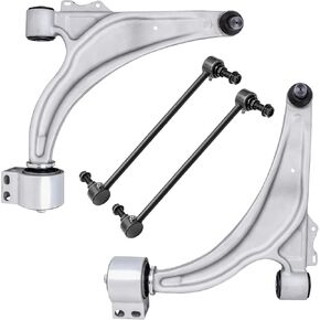 Detroit Axle - Front Lower Control Arms Kit for 2011-2015 Chevrolet Cruze, 2012-2017 Buick Verano, 2 Control Arms w/Ball Joint Assembly, 2 Sway Bars Replacement in Saudi Arabia