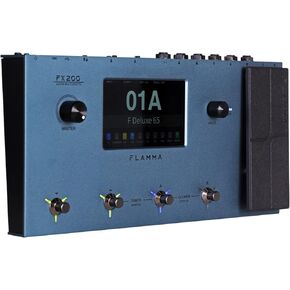 معالج FLAMMA FX200 متعدد التأثيرات يعمل بالبطارية، شاشة LCD تعمل باللمس مقاس 5 بوصات، منفذ MIDI قابل للبرمجة، تسجيل صوت USB واسع النطاق للإدخال والإخراج، 58 نموذج Preamp، 30 محاكاة للخزانة in Kuwait