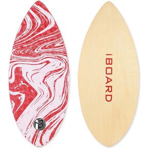 لوح سكيبر سكيبر مقاس 36 بوصة للمبتدئين والمراهقين والبالغين - لوح خشبي للشاطئ ذو معطف عالي اللمعان مع 3 خيارات لوسائد الجر الملونة in Kuwait