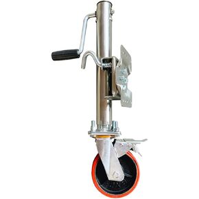 Bolt-On Swivel Tongue Jack - Beach Wheel Trailer Jack, Swivel Trailer Jack, Heavy Duty Boat Trailer Jack, 6 in Wheel, 10" Lift, 1200 Lbs Capacity Trailer Jack in Saudi Arabia