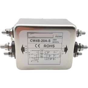فلتر الطاقة CW4B-10A-S 10A 20A CW4B-20A-S تيار متردد ثلاثي الطور مضاد للتداخل (CW4B-10A-S 10A 380V) in Saudi Arabia