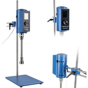 High Speed Homogenizer Emulsifier 110V, Adjustable 2000~28000rpm, Stainless Steel Stirring Device for Lab Dispersing in Saudi Arabia