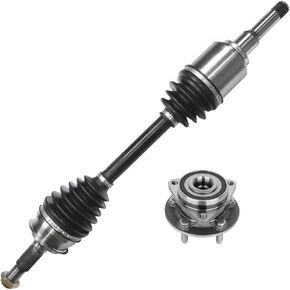 Detroit Axle - أمامي 2PC CV Axles لـ Buick Regal Lacrosse Allure Chevrolet Malibu Limited Impala ، استبدال مجموعة محاور CV 2 in Kuwait
