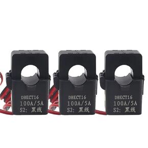 محول تيار منفصل، KCT16 صغير مفتوح النوع 50A100A 150A 200A CT مشبك، 3 قطع (3 قطع 150 أمبير 5 أمبير) in Kuwait