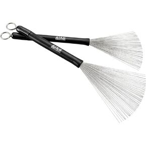 فرش طبلة سلكية قابلة للسحب من AIAS (AW-1) مع مقبض من خشب القيقب للتحكم في التعبير واللعب الديناميكي in Kuwait