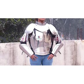 زي خيالي من Nautical-Mart ليدي ستيل آرمور، دعامات كاملة، بولدرون، جورجيت، كيراس in Kuwait