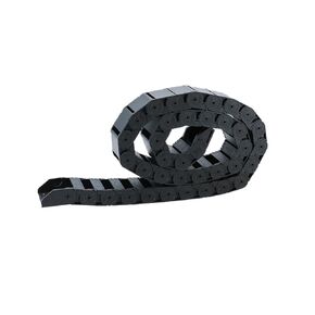 Cable Chains R38 18x18 18x25 18x37 18x50 Semi-Enclosed Plastic Towline 1 Meter Length for Router Machine Tools(18X25MM_SEMI-Enclosed) in Kuwait