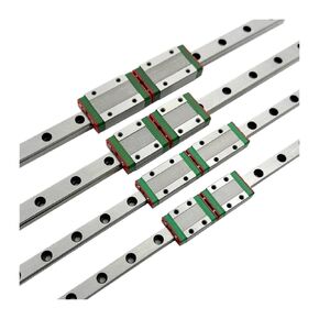 شريحة السكك الحديدية الخطية المصغرة 1 قطعة دليل خطي + 1 قطعة عربة MGN12 MGN15 MGN7 MGN9 300 350 400 450 500 600 مم (MGN7C، 350 مم) in Kuwait