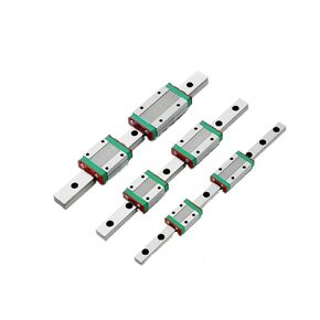 دليل خطي للسكك الحديدية MGN12 MGN9 MGN15 MGN7 حامل منزلق للدليل الخطي المصغر دليل خطي مصغر للسكك الحديدية الخطية + 1 حامل خطي SS (MGN7H، 800 مم) in Kuwait