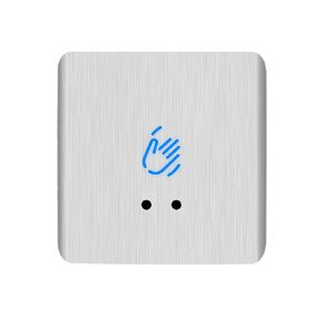 مستشعر الأشعة تحت الحمراء زر الخروج من سبائك الألومنيوم تيار مستمر 12 فولت 24 فولت على سطح الجدار، إصدار باب يعمل بالأشعة تحت الحمراء، مفتاح بدون لمس، زر خروج باللمس مع مؤشر LED للتحكم في الوصول إلى الباب، أسود in Kuwait