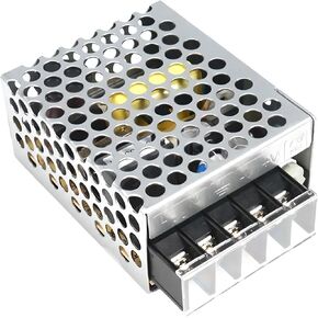 يعني جيدًا RS-25-12 AC / DC تحويل التيار الكهربائي 12V 2.1A 25.2W مخرج مغلق قابل للتعديل 10.8-13.2V واسع النطاق 100-240VAC علبة شبكية معدنية مدمجة تطبيقات إلكترونيات الإضاءة LED in Kuwait