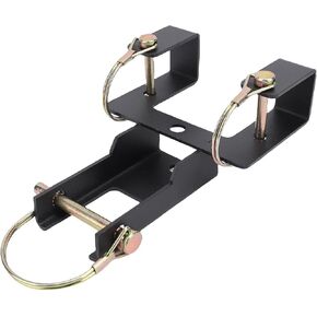 Trash Can Coupler Hook, Carbon Steel Wheeled Trash Can Hauler Hitch Universal Garbage Bin Hauling Hook for Gravel, Snow, and Uneven Terrain in Kuwait