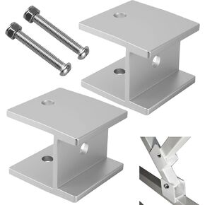 4 قطع 99-001524 دعامة على شكل حرف H للقارب من الألومنيوم بيميني، دعامة علوية للقارب، مشابك علوية عائمة، لأقواس عائمة لأنبوب مربع مقاس 1 3/8 بوصة، متوافقة مع دعامات Bimini H للقارب الضبابي، مع مسمار in Kuwait