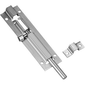 Door Lock,Gate Bolt Stainless,Slide Bolt,4 Pack Slide Bolt, Barrel Bolt Lock for Chests, Cabinets, Windows, Fences, Brushed Finish Slide Door Lock in Kuwait