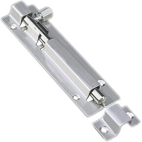 Door Lock,Gate Bolt Stainless,Slide Bolt,2 Pack Barrel Bolt Lock, Thickened Stainless Steel Sliding Lock for Door, Brushed Finish Slide Door Lock with Screws in Kuwait