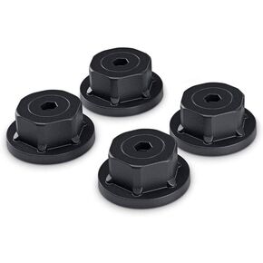 OZCO 4 Pcs Hex Cap Nut Covers with Plugs 1-1/2″ | Decorative Lag Bolt and Hex Nut Covers for Pergola, Deck, Pavilion and Outdoor Wood Structures | Powder-Coated Alloy Steel Hardware in Kuwait