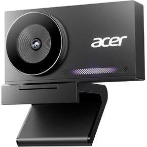 كاميرا ويب acer 4K للكمبيوتر الشخصي/Mac مع مستشعر Sony 1/2 بوصة، التركيز التلقائي PDAF، 2 ميكروفونات لتقليل الضوضاء، غطاء الخصوصية، خفيف الوزن، تبريد سريع من سبائك الألومنيوم، كاميرا بث لألعاب التجارة المباشرة في الاجتماعات in Kuwait