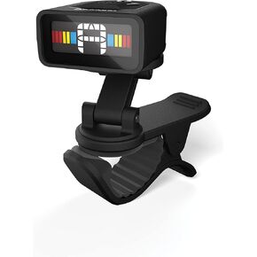D'Addario Guitar Tuner - Micro Headstock Rechargeable Tuner - Tuner for Acoustic Guitar, Electric Guitar, Bass Guitar - Universal Clip On - 1pk in Kuwait