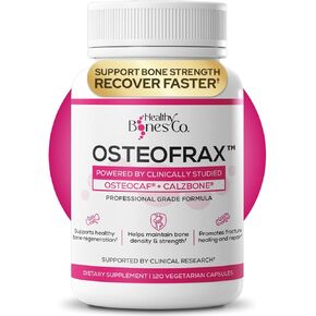 مكمل OsteoFrax™ لصحة العظام للنساء - Cissus Quadrangularis & OsteoCaf®، فيتامين D3 وK2 MK-7، يدعم صحة العظام، تركيبة دعم العظام على 4 مراحل in Kuwait