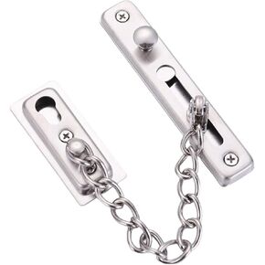 قفل سلسلة قفل باب أمان سلسلة قفل باب من الفولاذ المقاوم للصدأ مضاد للسرقة مع مشبك أمان (ذهبي) in Kuwait