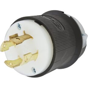 HBL2741 Locking Plug 30 amp 3 Phase 600V L17-30P Black and White in Kuwait