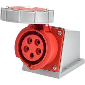 IP67 Industrial Plug and Socket Electrical Connector 3PIN 4PIN 5PIN 16A/32A Waterproof Panel Surface(Plug 3P32A) in Kuwait