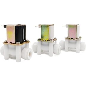 2Pcs Water Solenoid Valve 12V/24V/220V Normal Closed Valve Hose Pipe Quick Conntection RO Water Reverse Osmosis System(3/8",DC12V) in Kuwait