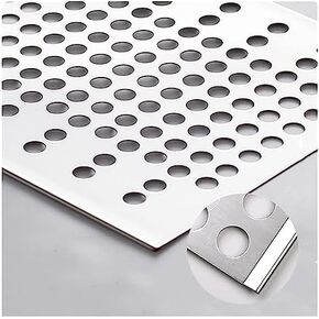 لوحة مثقوبة من الفولاذ المقاوم للصدأ، لوحة مثقوبة من الفولاذ المقاوم للصدأ بسمك 0.8 مم، صفائح معدنية مثقوبة متينة لمنصات النوافذ المانعة للتسرب، لوحة من الفولاذ المقاوم للصدأ متعددة الاستخدامات للمشروعات التي تصنعها بنفسك، O in Kuwait