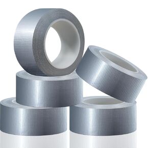 5 Pack Duct Tape Heavy Duty Waterproof, 33 Yards x 2 Inch Strong Adhesive No Residue Black Duct Tape Bulk for Home Use, Projects, Outdoor Repairs, Tear by Hand in Saudi Arabia