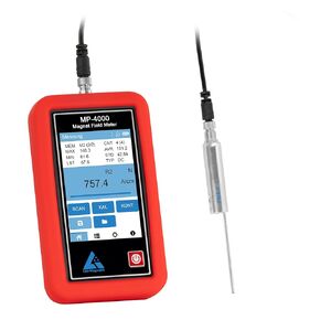 جهاز قياس المجال المغناطيسي المحمول LM-MP4000-4T من PCE للمراقبة الصناعية والبيئية، يقيس المجالات المغناطيسية AC/DC حتى 4000 أمبير/م، إلى جانب تسجيل البيانات وواجهة USB in Kuwait
