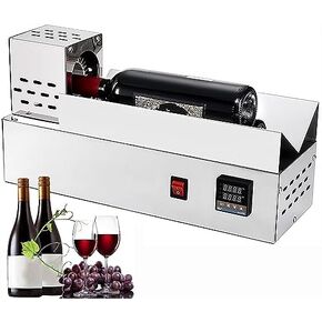 آلة تقليص الكبسولة الأفقية، آلة ختم كبسولة زجاجة النبيذ، شاشة LCD، مناسبة للكبسولات المعبأة في زجاجات in Kuwait