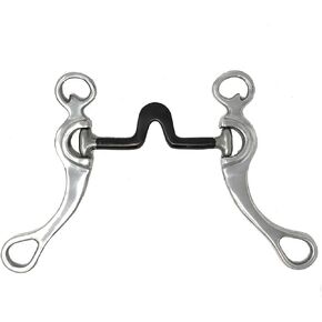 AJ Tack Aluminum Cheeks Swivel Port Spoon Bit in Kuwait
