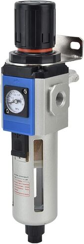 Flows Filters Regulator, Air Compressor Filter Easy Installation Self Locking Aluminium Alloy Accurate Adjustment 3 Draining Modes for Equipment GFR300-10 in Saudi Arabia