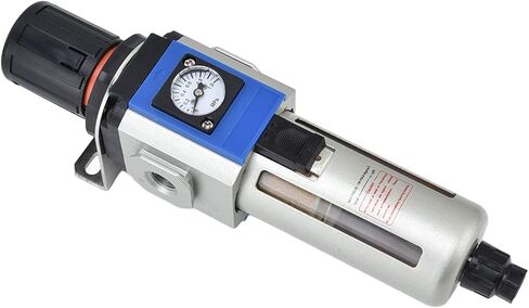 Flows Filters Regulator, Air Compressor Filter Easy Installation Self Locking Aluminium Alloy Accurate Adjustment 3 Draining Modes for Equipment GFR300-10 in Saudi Arabia
