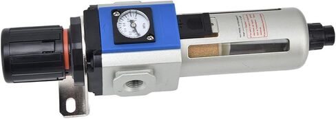 Flows Filters Regulator, Air Compressor Filter Easy Installation Self Locking Aluminium Alloy Accurate Adjustment 3 Draining Modes for Equipment GFR300-10 in Saudi Arabia