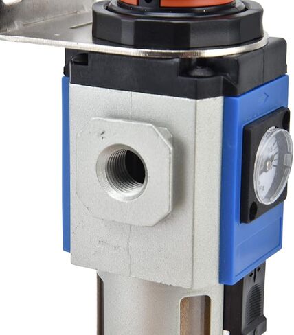 Flows Filters Regulator, Air Compressor Filter Easy Installation Self Locking Aluminium Alloy Accurate Adjustment 3 Draining Modes for Equipment GFR300-10 in Saudi Arabia