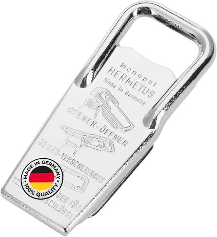 Westmark Hermetus Steel 3-in-1 Bottle Opener & Resealer – German Beer Bottle Opener with Airtight Seal, Made from Heavy-Duty Steel, Traditional Design in Saudi Arabia