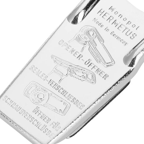 فتاحة زجاجات وإعادة غلقها من الفولاذ 3 في 1 من Westmark Hermetus - فتاحة زجاجات البيرة الألمانية مع ختم محكم، مصنوعة من الفولاذ عالي التحمل، تصميم تقليدي in Kuwait