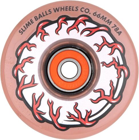 Pink Eyes Light Ups OG Slime 78a Skateboard Wheels in Saudi Arabia