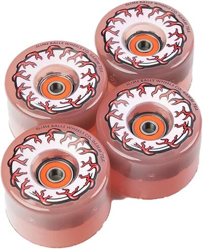 Pink Eyes Light Ups OG Slime 78a Skateboard Wheels in Saudi Arabia