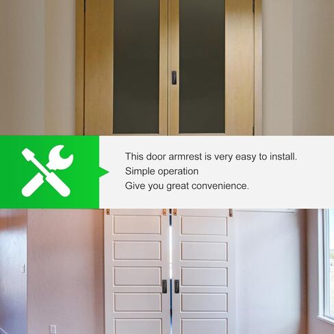 Holibanna الفولاذ المقاوم للصدأ سحب مقبض الباب مقبض أسود مربع صغير مقاوم للحريق دفع سحب الدرابزين للأبواب التجارية والنوافذ الاستخدام المنزلي in Kuwait