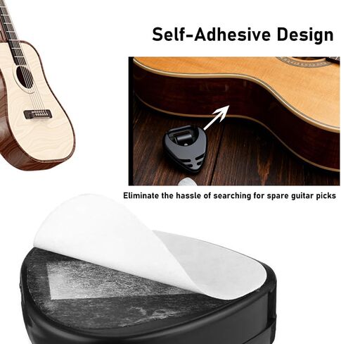 100 Pcs Metal Guitar Picks Stainless Steel Guitar Pick, 0.12 Inch Thickness Silver Tone Plectrums Guitar Picks for Musical Instrument Electric Bass Guitar Ukulele, with Picks Storage Case in Kuwait