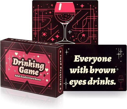 SUNHHX Drinking Games, Adult Drinking Table Game Card, for Multiplayer Gathering, Dining, Team Building in Kuwait