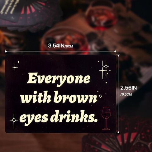 SUNHHX Drinking Games, Adult Drinking Table Game Card, for Multiplayer Gathering, Dining, Team Building in Kuwait