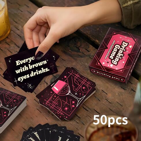 SUNHHX Drinking Games, Adult Drinking Table Game Card, for Multiplayer Gathering, Dining, Team Building in Kuwait